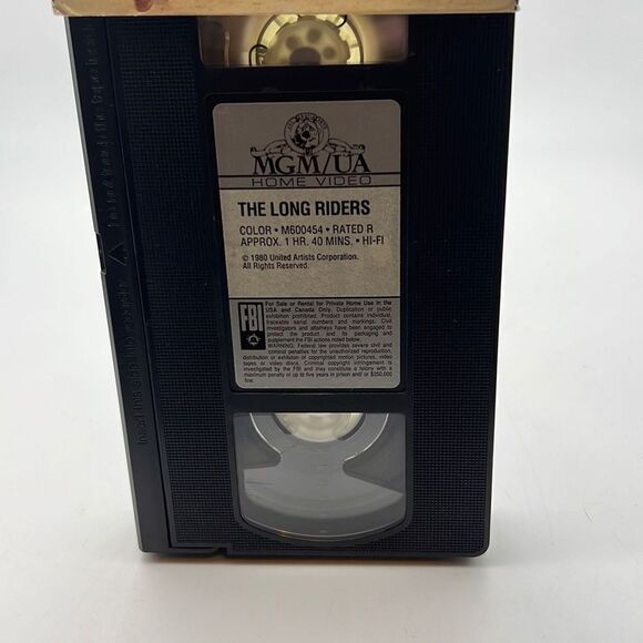 The Long Riders VHS 1980, 1991 release RARE - Picture 3 of 3